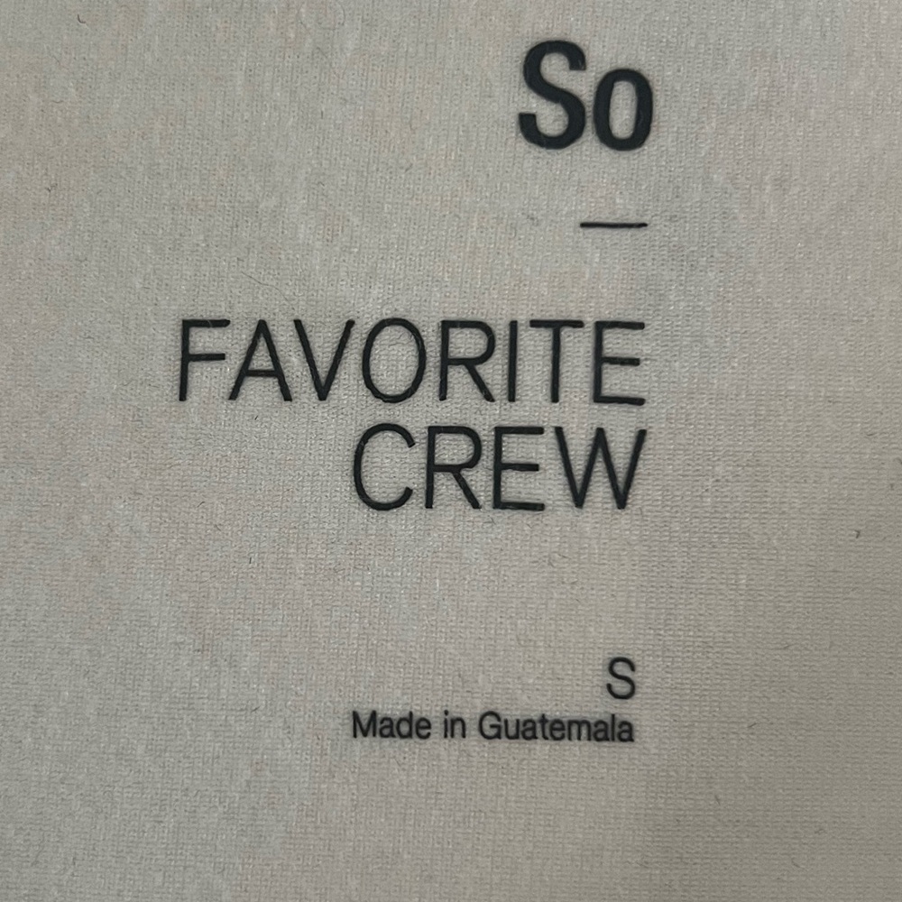 Kohl’s So Women’s Favorite Crew White T-shirt Size Small - Picture 4 of 5